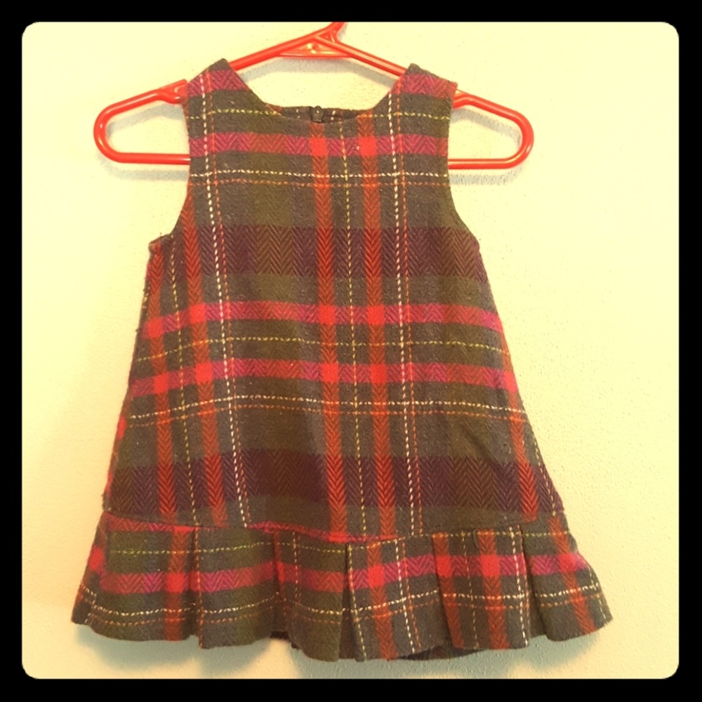 Gymboree Jumper pink/green plaid